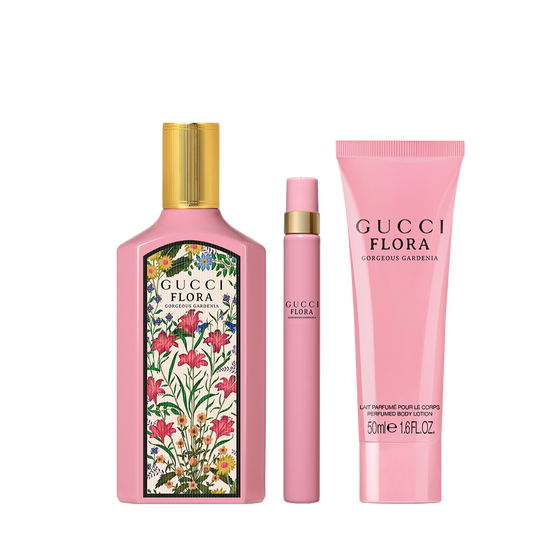 Kit Coffret Gucci Flora Gorgeous Gardenia Feminino Eau de Parfum